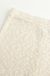 SWAYING/KNIT textured straight pants SW24SS3B11 white